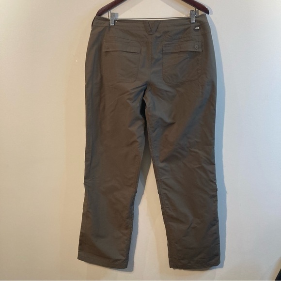 THE NORTH FACE Sz 12 Khaki Convertible Hiking Pants with Many Pockets - Picture 8 of 16